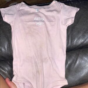 Carter's Light Pink 'Daddy and Me' Bodysuit